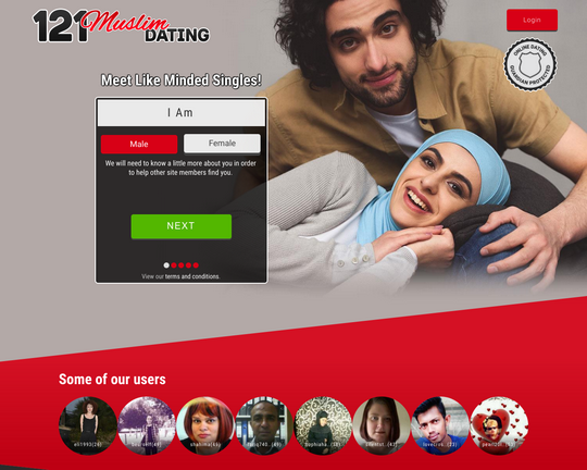 121 Muslim Dating Logo