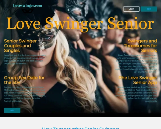 Love Swinger Senior Logo