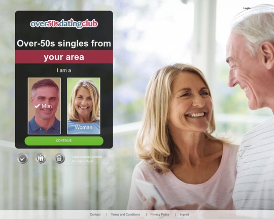 Over 50s Dating Club - UK Logo
