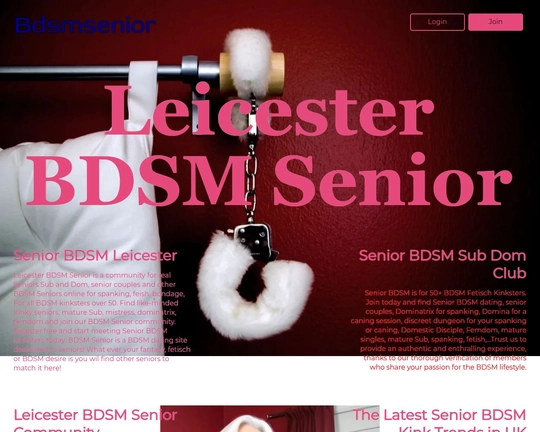 Senior BDSM Leicester Logo