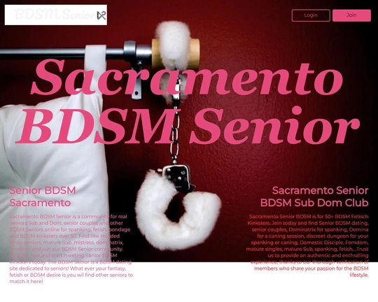 Senior BDSM Sacramento Logo