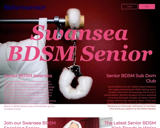 Senior BDSM Swansea Logo