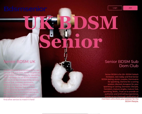 Senior BDSM UK Logo